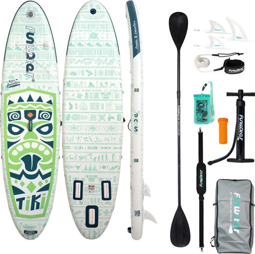 Funwater paddleboard gonflable Tiki 320 cm vert