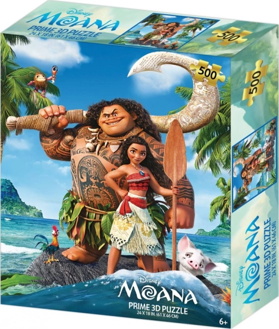 PRIME 3D Puzzle Moana: Legend of the World's End 3D 500 pieces
