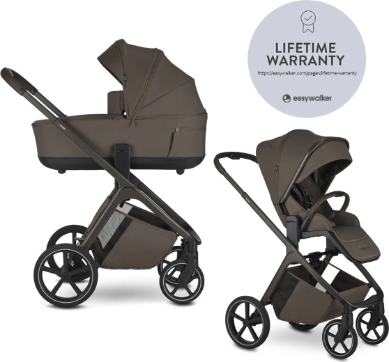 Easywalker Zoey combo stroller chestnut brown