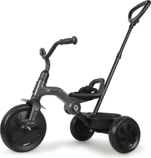 Folding children's tricycle Qplay Ant Plus, dark gray (2–6 years)