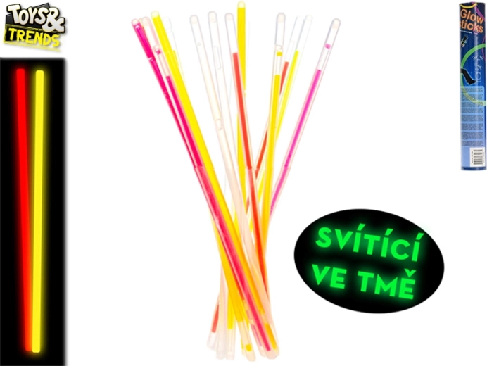 Bâtons lumineux 20 cm – lot de 50 pièces avec connecteurs