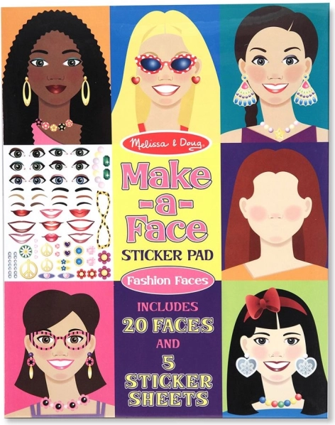Sticker Face Set for Kids (MELISSA & DOUG MAKE‑A‑FACE)