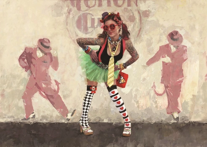 Puzzle Ange avec un diable dans le corps - 1000 pièces