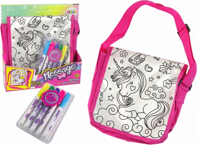 Creative set – color your own unicorn handbag DIY