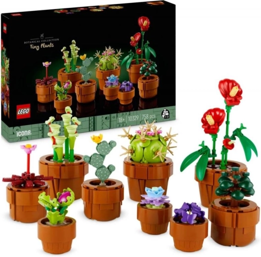 LEGO Botanicals Kleine Pflanzen 10329 – dekorative Zimmerpflanzen aus Steinen