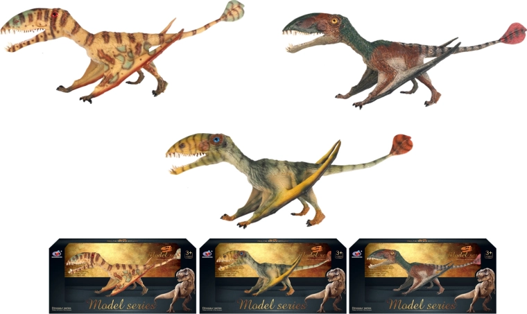 Monde des dinosaures – set de figurines de dinosaures, 3 types