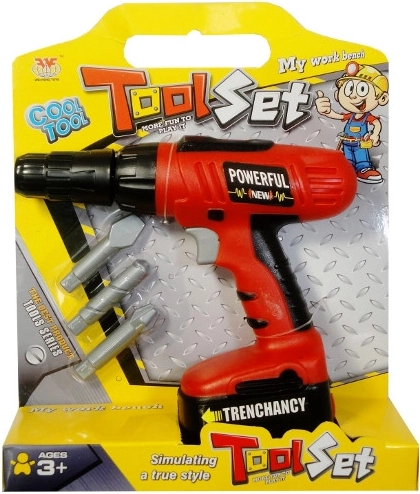 Perceuse électrique pour enfants avec embouts