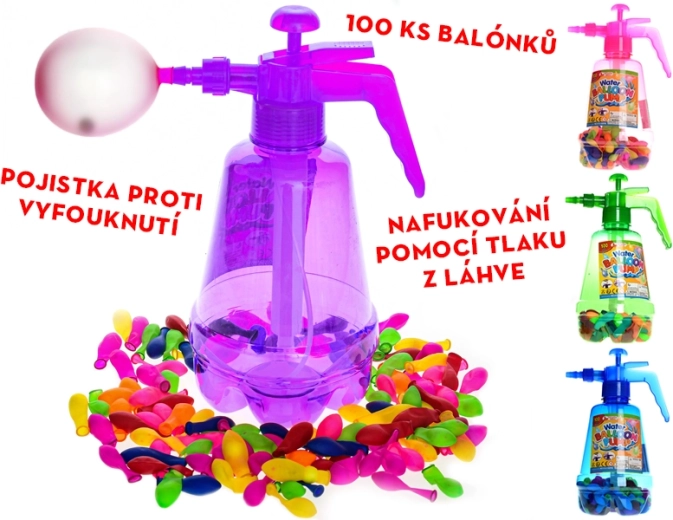 Bombes à eau avec remplisseur – set de 100 ballons pour s’amuser en été