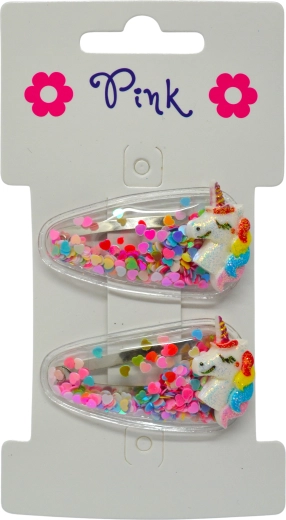 Pinces à cheveux avec licorne, 2 pcs