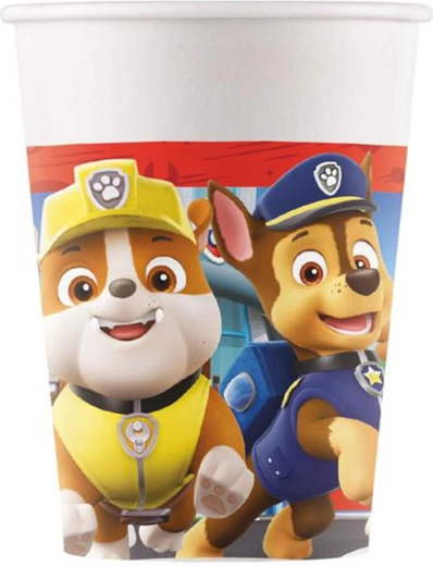 Papierbecher PAW PATROL 200 ml, 8 Stk.