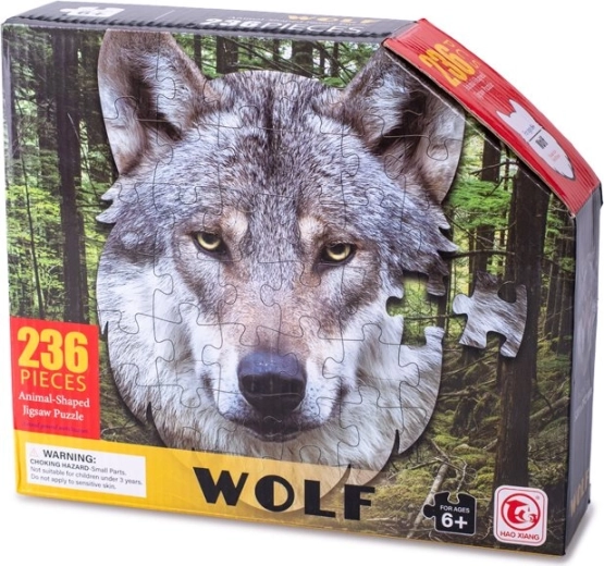 Outline Puzzle Wolf 236 Pieces
