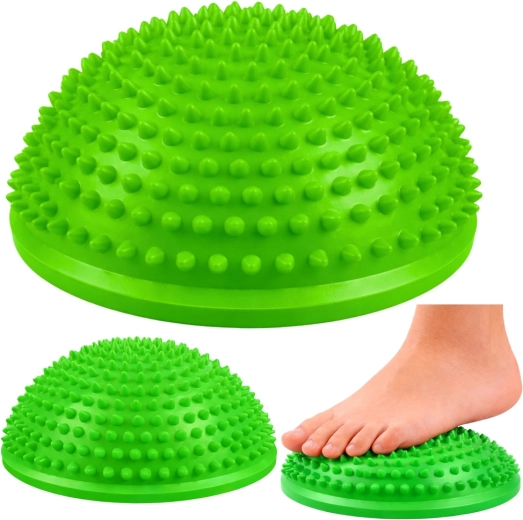 Sensory Balance Half Dome for Foot Massage 16 cm – Green