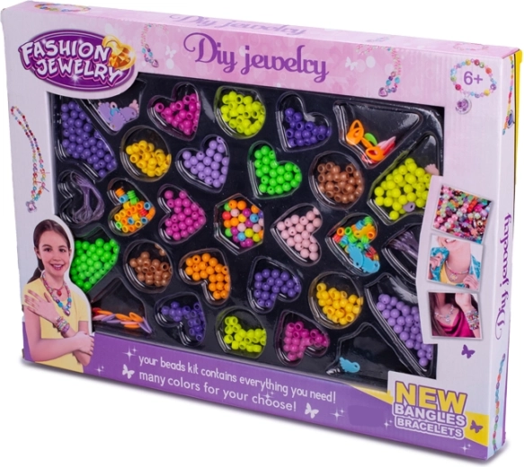 Beads for Stringing in a Box – Creative Set for Kids 6+