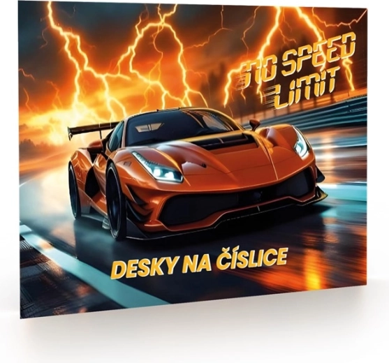 Map met cijfers auto – schoolhulpmiddel voor eersteklassers