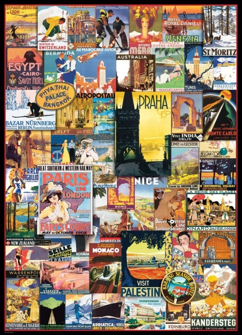 Puzzle Travel Posters 1000 Pieces EUROGRAPHICS