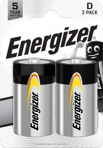 Alkalibatterien D ENERGIZER Everyday, 1,5 V (2 Stk.)