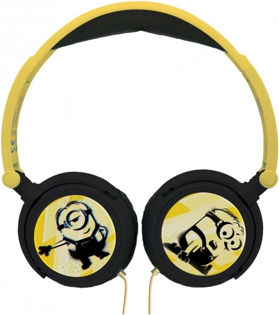 Kinder inklapbare bedrade hoofdtelefoon MINIONS met volumebegrenzing