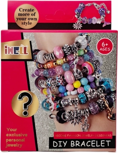 Kit de fabrication de bracelets avec perles et breloques pour enfants