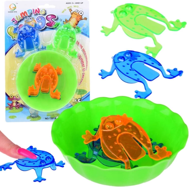 Jeu d’adresse grenouilles sautantes avec bol