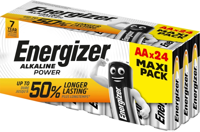 Alkalische Batterien AA ENERGIZER Alkaline Power 24 Stk.