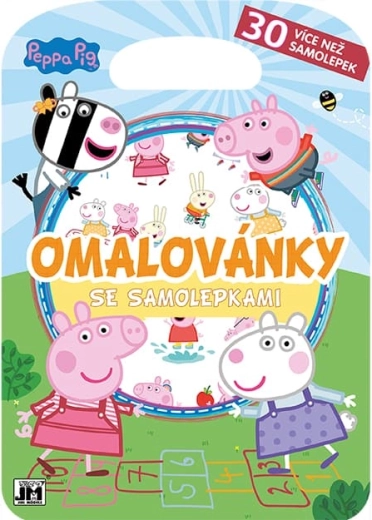 Kleurboek met stickers Peppa Pig