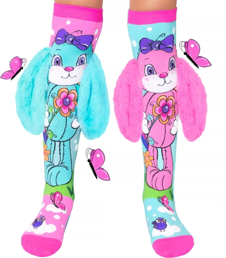 Crazy Knee-High Socks Hunny Bunny MADMIA