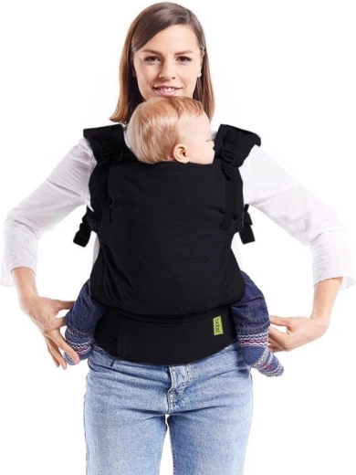 Boba draagzak X van katoen – Black Beauty