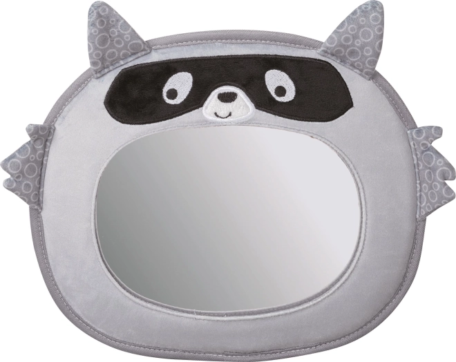 Plush car mirror raccoon FreeON