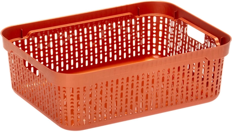 Morsetta plastic storage basket 39.3 × 30 × 13 cm – color mix