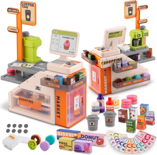 Caisse interactive avec mini-café RICOKIDS RK-822