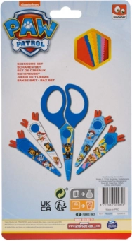 Kinderschere Paw Patrol mit 5 austauschbaren Zickzack-Aufsätzen