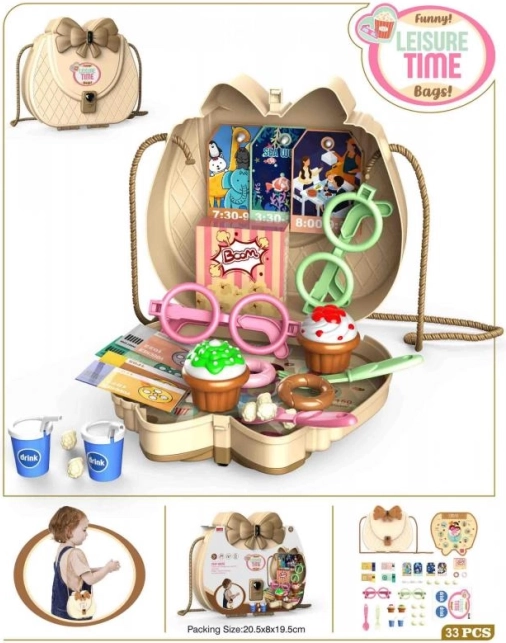 Picnic Set in a Plastic Handbag