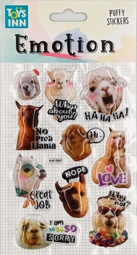 Emotie-stickers lama