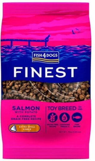 Trockenfutter für Hunde extra klein Lachs mit Kartoffeln 1,5 kg FISH4DOGS