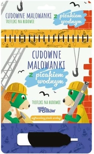 Trefliki at the Construction Site – magic coloring book with a water pen