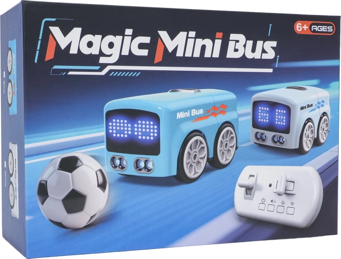 RC mini bus with ball – blue