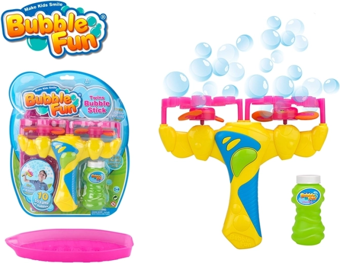 Bubble Fun bublifuk Double Twinjet avec recharge 118 ml