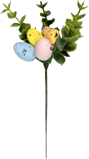 Decoratief takje met paaseitjes 24 cm
