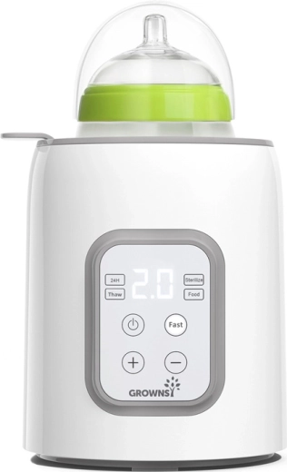 Flessenwarmer GROWNSY 8-in-1 – grijs