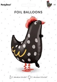 Folieballon haan 48 × 60 cm (mix)