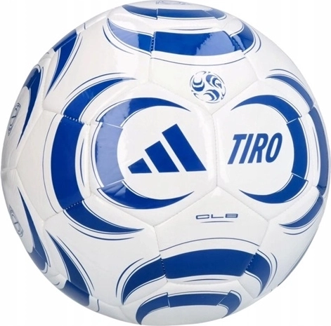 Ballon de football Adidas Tiro Club blanc-bleu