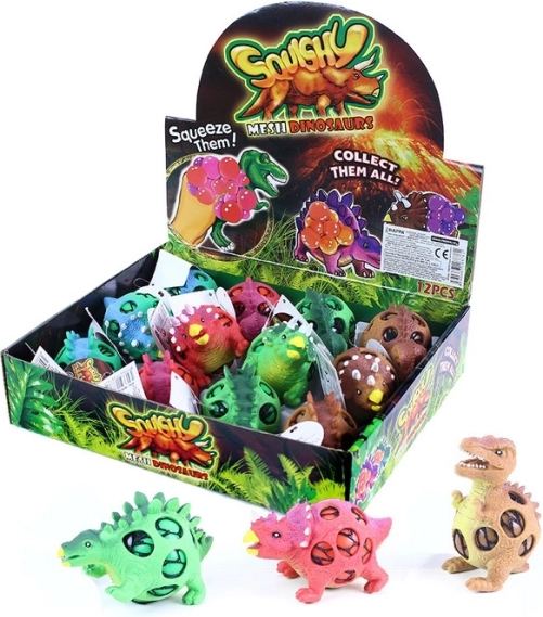 Dinosaur Stress Ball with Holes