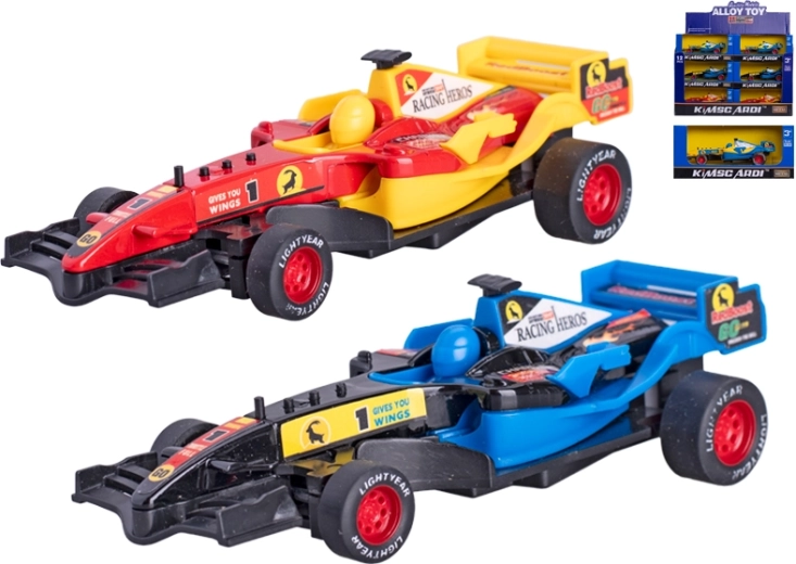 Metalen Formule-model 12 cm met terugtrekmotor