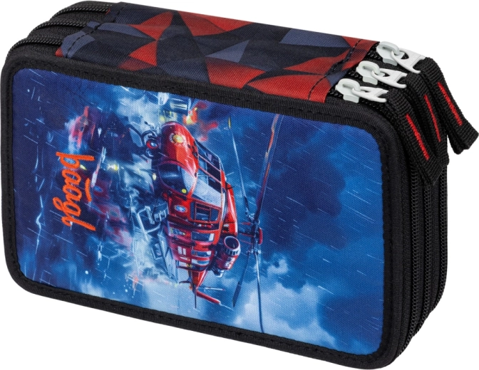 Three-layer school pencil case Rescuers GRS