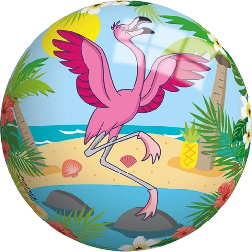 Ballon gonflable avec flamant rose 23 cm