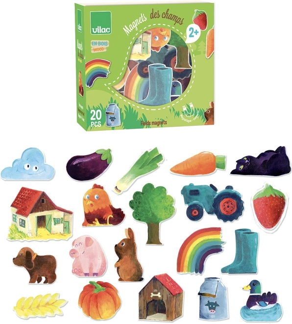 Vilac Wooden Magnets Countryside