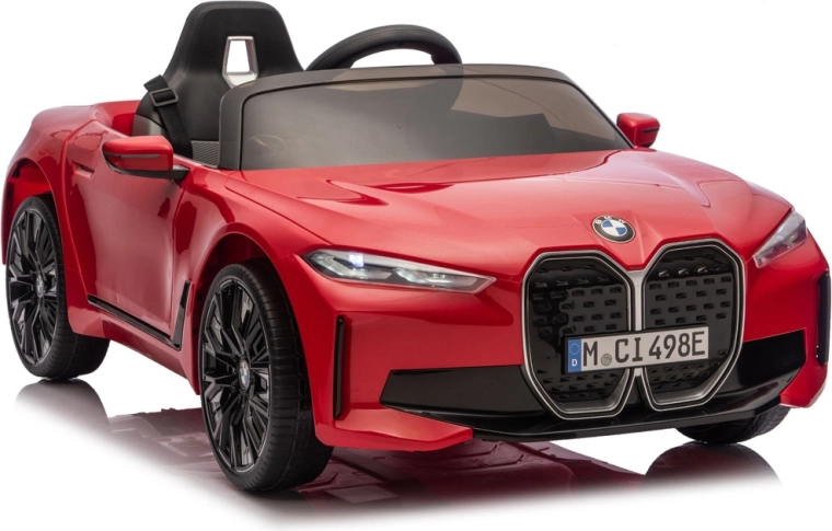 Voiture électrique pour enfants BMW i4 4x4, rouge