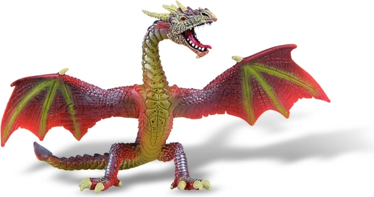 Bullyland Dragon rouge