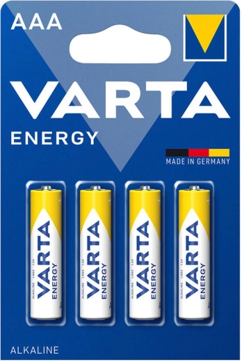 Piles alcalines AAA LR03 VARTA Energy, lot de 4