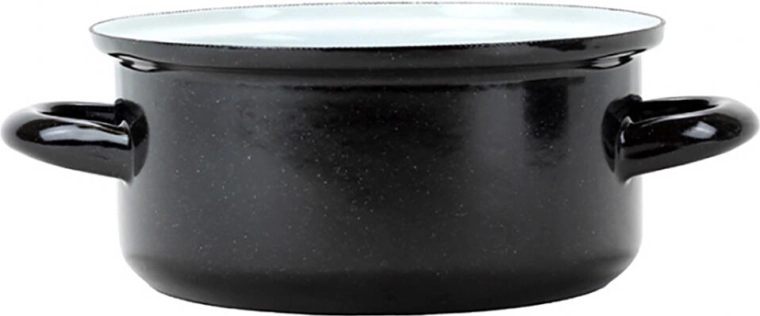 Enamel pot BELIS Standard 14 cm, 0.8 l